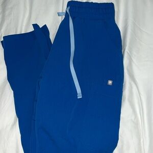 Figs royal blue scrub pants